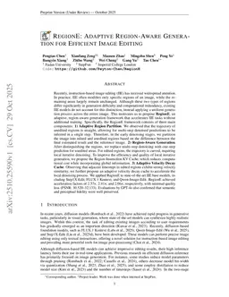 RegionE: Adaptive Region-Aware Generation for Efficient Image Editing