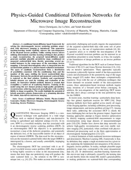 Physics-Guided Conditional Diffusion Networks for Microwave Image Reconstruction
