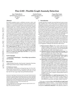 Flex-GAD : Flexible Graph Anomaly Detection
