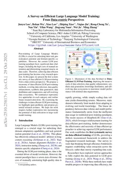 A Survey on Efficient Large Language Model Training: From Data-centric Perspectives
