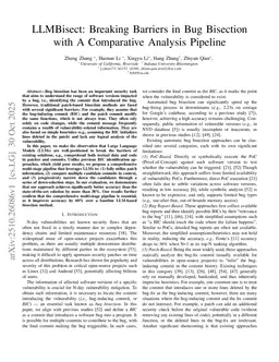 LLMBisect: Breaking Barriers in Bug Bisection with A Comparative Analysis Pipeline