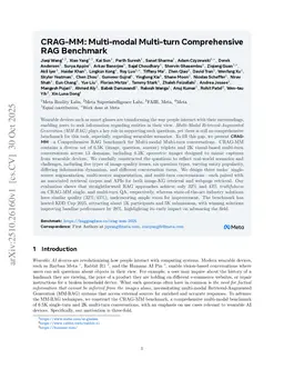 CRAG-MM: Multi-modal Multi-turn Comprehensive RAG Benchmark