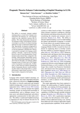 Pragmatic Theories Enhance Understanding of Implied Meanings in LLMs