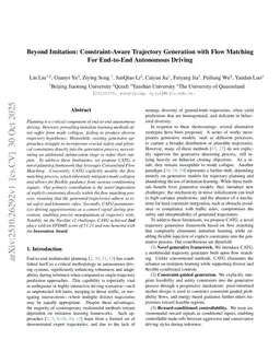 Beyond Imitation: Constraint-Aware Trajectory Generation with Flow Matching For End-to-End Autonomous Driving