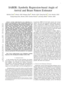 SABER: Symbolic Regression-based Angle of Arrival and Beam Pattern Estimator