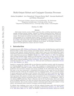 Multi-Output Robust and Conjugate Gaussian Processes