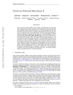 Chain-of-Thought Hijacking