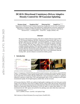 DC4GS: Directional Consistency-Driven Adaptive Density Control for 3D Gaussian Splatting