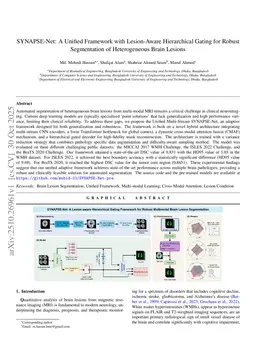 SYNAPSE-Net: A Unified Framework with Lesion-Aware Hierarchical Gating for Robust Segmentation of Heterogeneous Brain Lesions