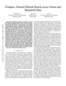 Compass: General Filtered Search across Vector and Structured Data