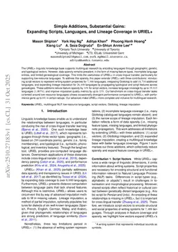 Simple Additions, Substantial Gains: Expanding Scripts, Languages, and Lineage Coverage in URIEL+