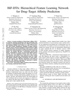 HiF-DTA: Hierarchical Feature Learning Network for Drug-Target Affinity Prediction