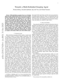 Towards a Multi-Embodied Grasping Agent