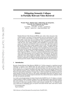 Mitigating Semantic Collapse in Partially Relevant Video Retrieval
