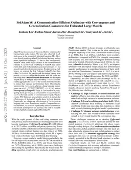 FedAdamW: A Communication-Efficient Optimizer with Convergence and Generalization Guarantees for Federated Large Models