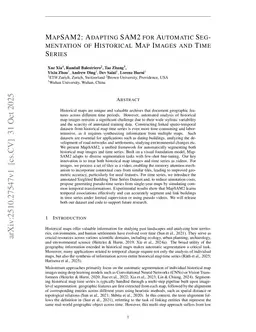 MapSAM2: Adapting SAM2 for Automatic Segmentation of Historical Map Images and Time Series