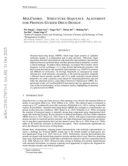 MolChord: Structure-Sequence Alignment for Protein-Guided Drug Design