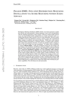 Phased DMD: Few-step Distribution Matching Distillation via Score Matching within Subintervals