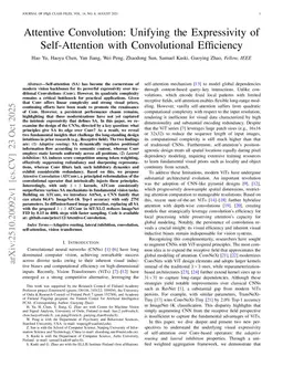 Attentive Convolution: Unifying the Expressivity of Self-Attention with Convolutional Efficiency