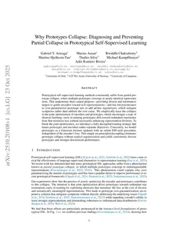 Why Prototypes Collapse: Diagnosing and Preventing Partial Collapse in Prototypical Self-Supervised Learning