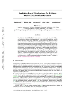 Revisiting Logit Distributions for Reliable Out-of-Distribution Detection