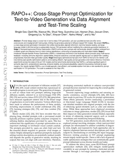 RAPO++: Cross-Stage Prompt Optimization for Text-to-Video Generation via Data Alignment and Test-Time Scaling