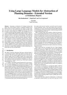 Using Large Language Models for Abstraction of Planning Domains - Extended Version