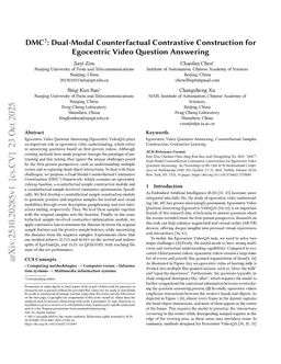 DMC$^3$: Dual-Modal Counterfactual Contrastive Construction for Egocentric Video Question Answering