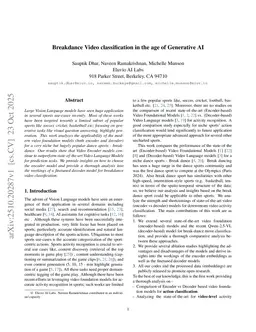 Breakdance Video classification in the age of Generative AI