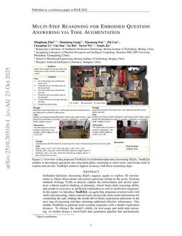 Multi-Step Reasoning for Embodied Question Answering via Tool Augmentation