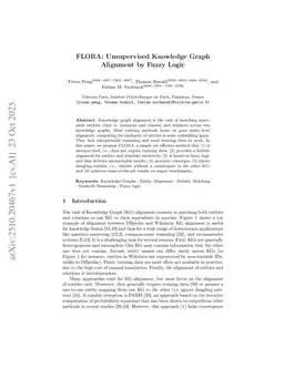 FLORA: Unsupervised Knowledge Graph Alignment by Fuzzy Logic