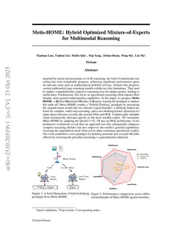 Metis-HOME: Hybrid Optimized Mixture-of-Experts for Multimodal Reasoning