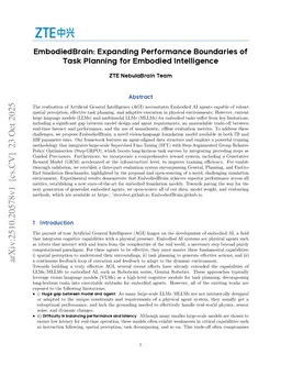 EmbodiedBrain: Expanding Performance Boundaries of Task Planning for Embodied Intelligence