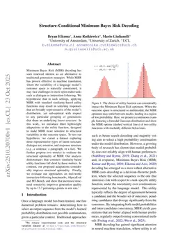 Structure-Conditional Minimum Bayes Risk Decoding