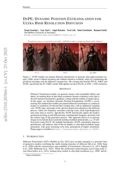 DyPE: Dynamic Position Extrapolation for Ultra High Resolution Diffusion