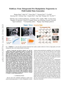 FieldGen: From Teleoperated Pre-Manipulation Trajectories to Field-Guided Data Generation