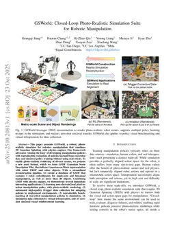 GSWorld: Closed-Loop Photo-Realistic Simulation Suite for Robotic Manipulation