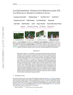 LayerComposer: Multi-Human Personalized Generation via Layered Canvas