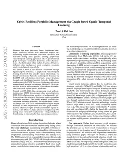 Crisis-Resilient Portfolio Management via Graph-based Spatio-Temporal Learning