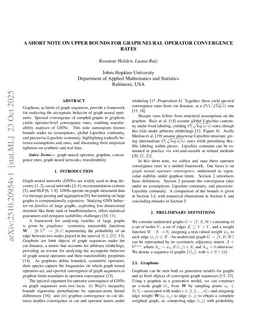 A Spectral Framework for Graph Neural Operators: Convergence Guarantees and Tradeoffs