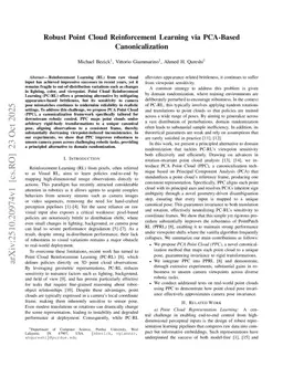 Robust Point Cloud Reinforcement Learning via PCA-Based Canonicalization