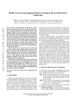 REx86: A Local Large Language Model for Assisting in x86 Assembly Reverse Engineering