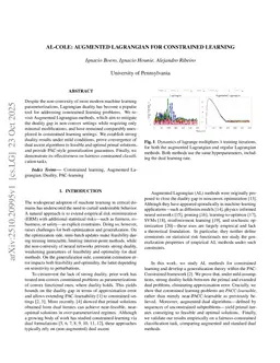 AL-CoLe: Augmented Lagrangian for Constrained Learning
