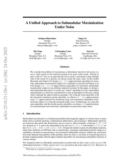 A Unified Approach to Submodular Maximization Under Noise