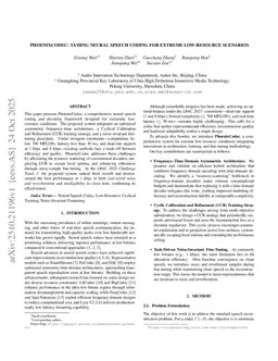 PhoenixCodec: Taming Neural Speech Coding for Extreme Low-Resource Scenarios