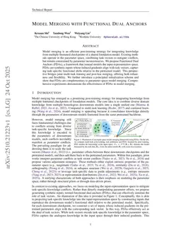 Model Merging with Functional Dual Anchors