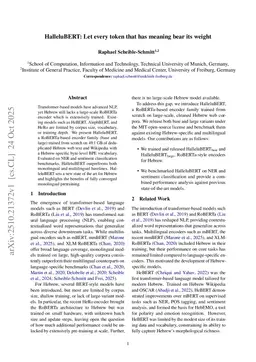 HalleluBERT: Let every token that has meaning bear its weight