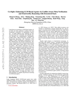 Co-Sight: Enhancing LLM-Based Agents via Conflict-Aware Meta-Verification and Trustworthy Reasoning with Structured Facts