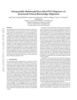 Interpretable Multimodal Zero-Shot ECG Diagnosis via Structured Clinical Knowledge Alignment