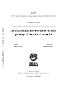 An unsupervised tour through the hidden pathways of deep neural networks